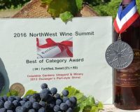 Columbia Gardens Winery Wins 3 International Wine Awards at 2016 Northwest Wine Summit