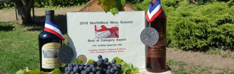 Columbia Gardens Winery Wins 3 International Wine Awards at 2016 Northwest Wine Summit