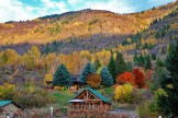 Columbia Gardens Winery Sun Setting Fall